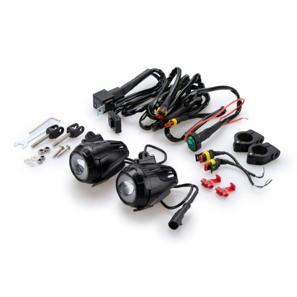 Puig Puig beam 3.0 auxiliary lights with clamps to fit 25mm engine bars